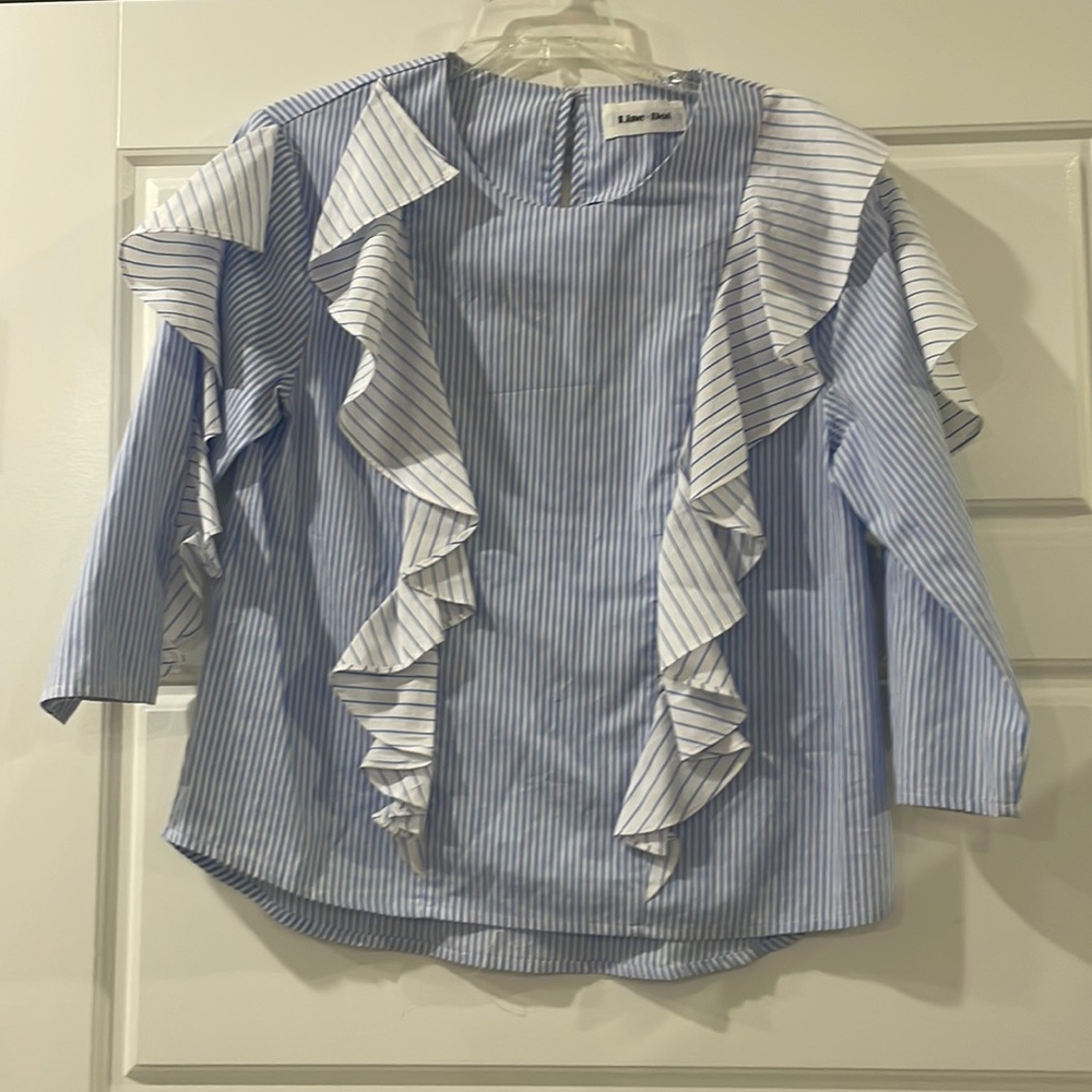 Line&Dot stripe blouse